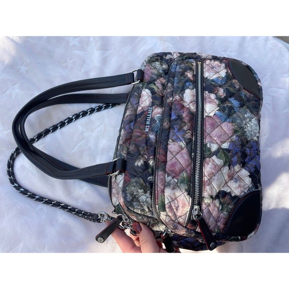 NEW MZ WALLACE NEW SHOULDER BAG BOUQUET PUFF STYLE WITH PENNY PURSE LIMITED DROP - Picture 4 of 12